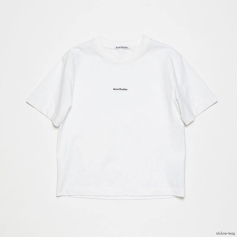 Acne Studios 2090-80 White Style Ac908042 Stockholm Logo T-Shirt Statement Graphic