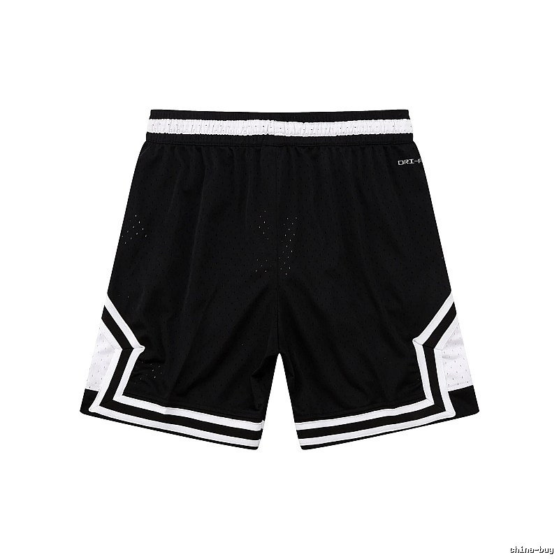 AJ Sporty Black and White Shorts