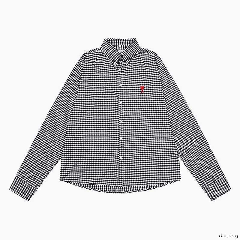 AMI Checkered Retro Style Shirt