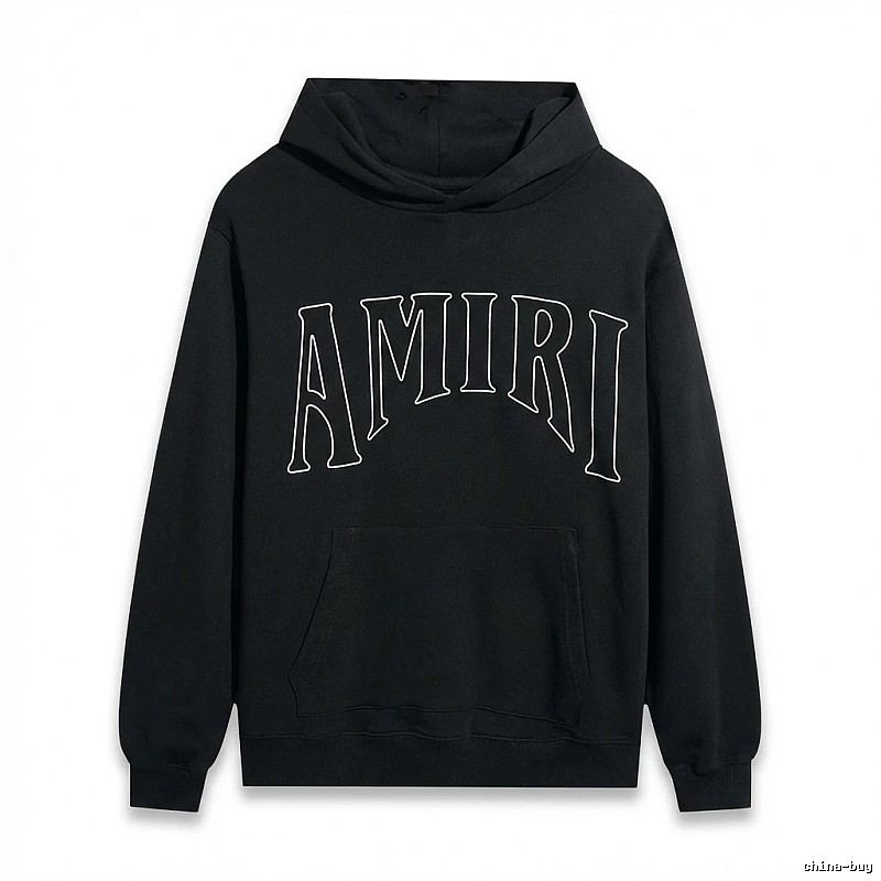 AMIRI Alphabet Style Black Sweatshirt