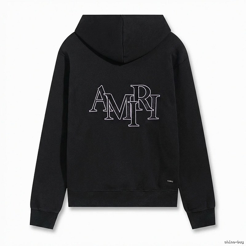 AMIRI letter-style black sweatshirt