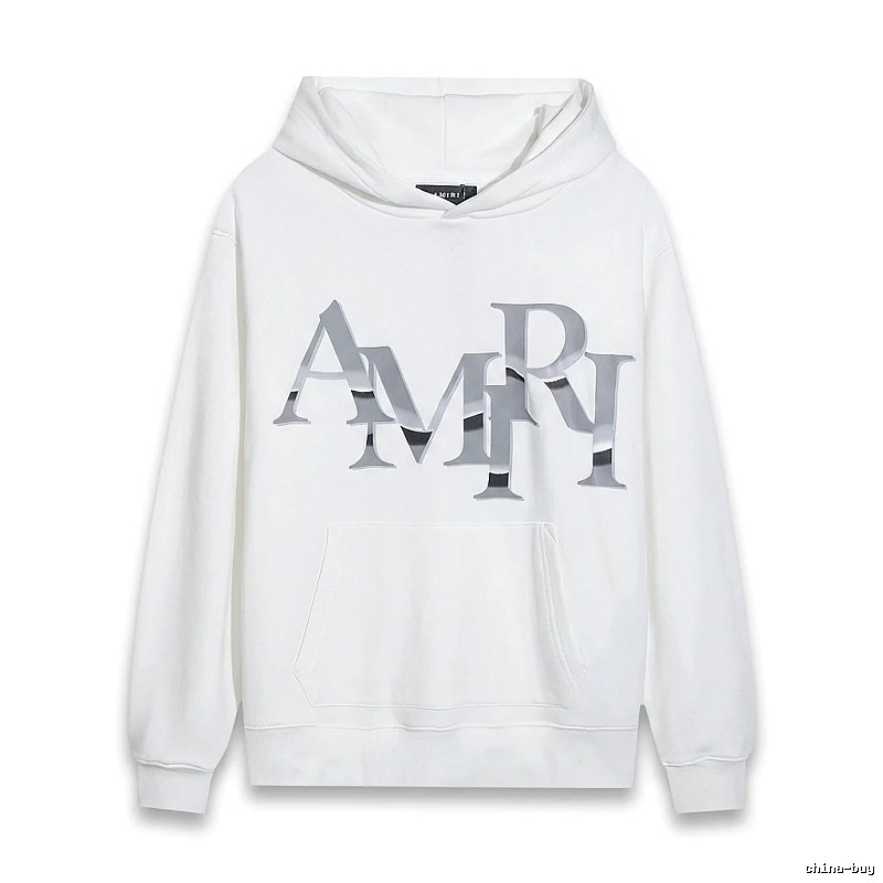 AMIRI Letter Style White Sweatshirt