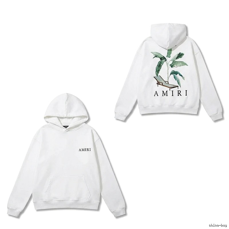 AMIRI Printed Casual White Hoodie