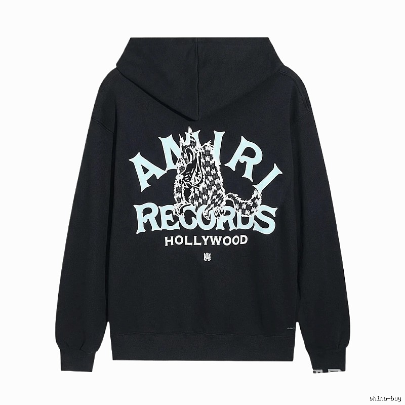 AMIRI Records Black Tide Cool Sweatshirt