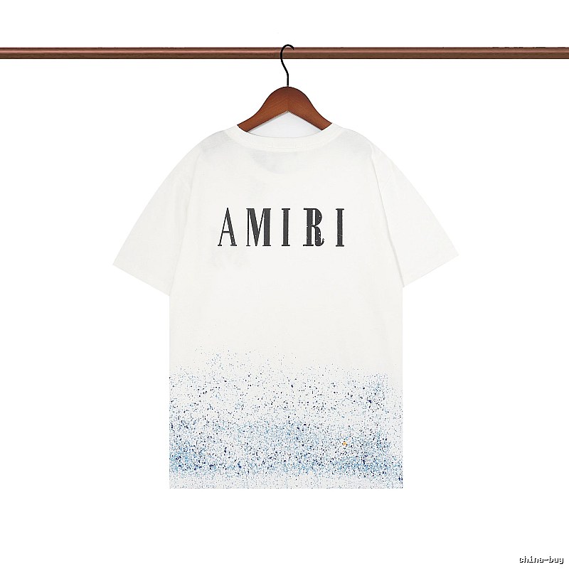 Amiri Relaxed Graphic T-shirt White Blue Amiri with Designer-Inspired Detail