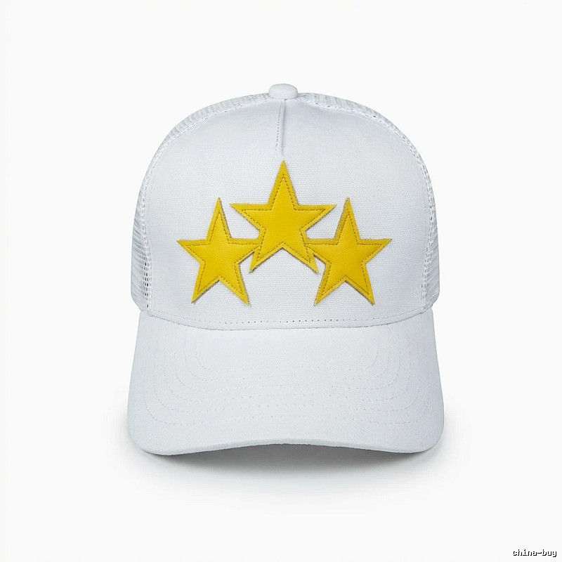 AMIRI Starry Trendy Cool Style White Hat