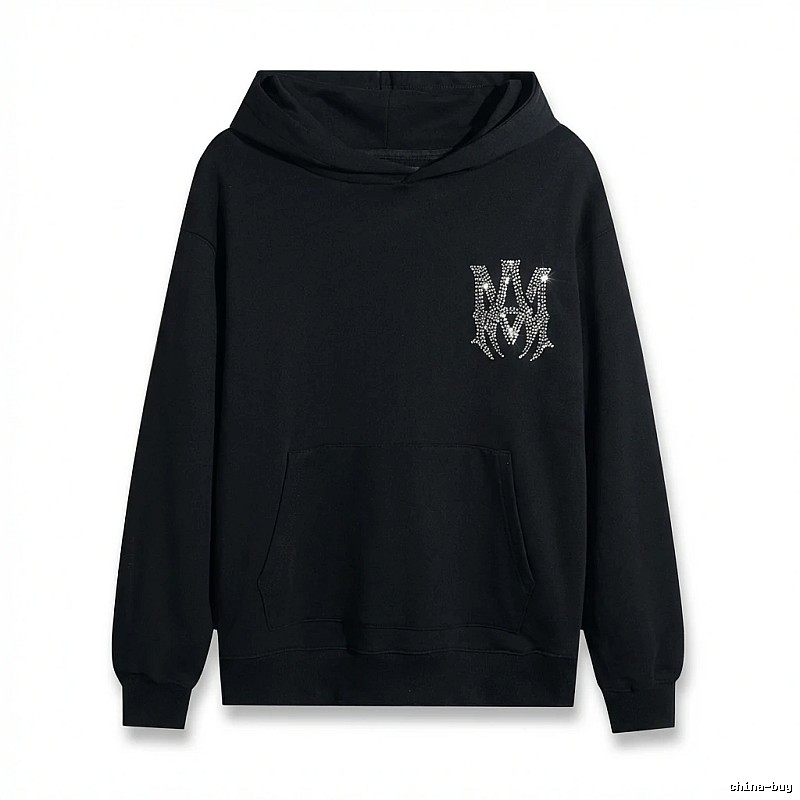 AMIRI's trendy and cool black hoodie