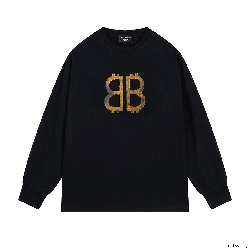 Balenciaga BB Print Black Sweatshirt