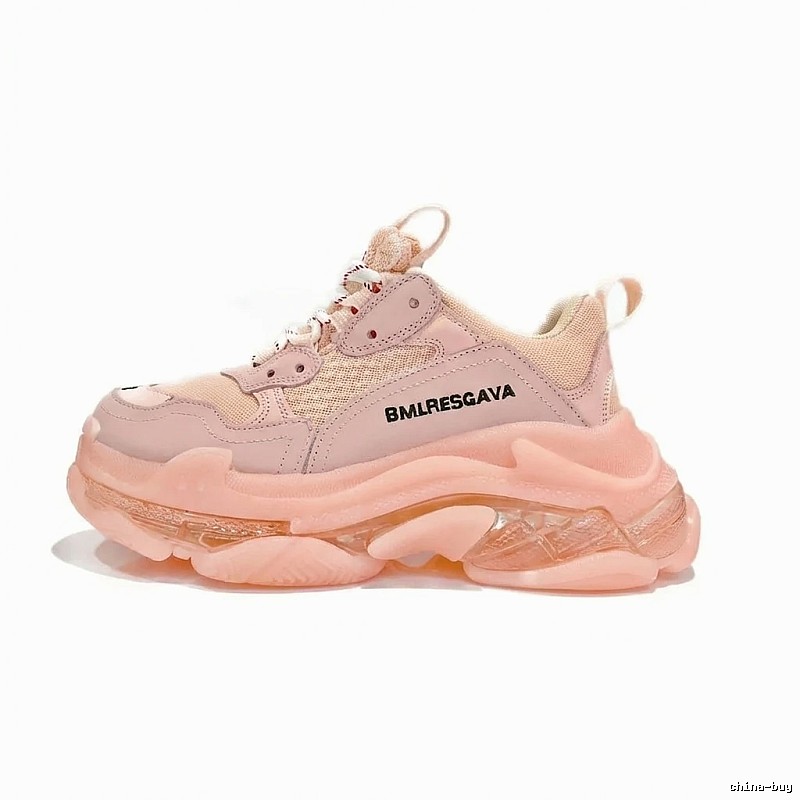 Balenciaga dad-style pink shoes