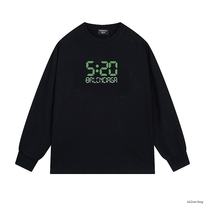 Balenciaga digital style black sweatshirt