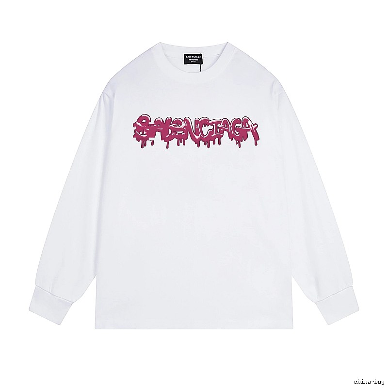 Balenciaga graffiti-style white T-shirt