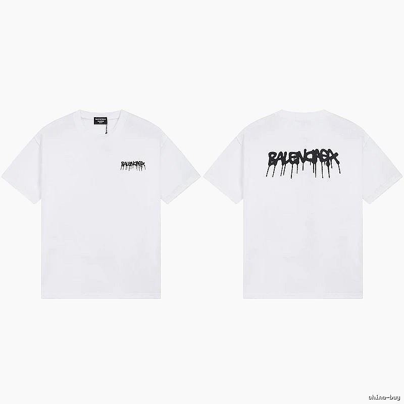 Balenciaga Graffiti Style White T-shirt