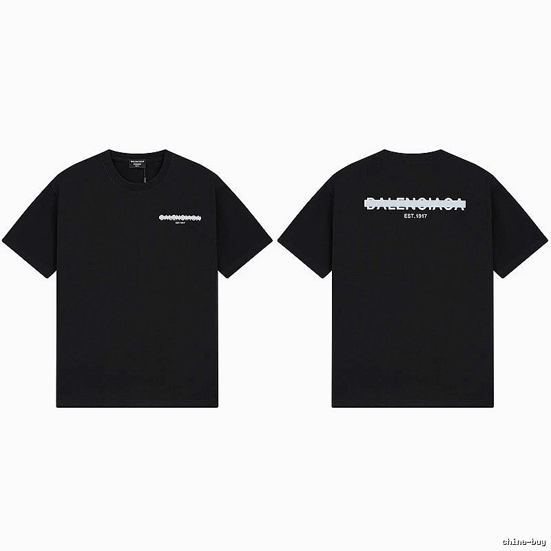 Balenciaga minimalist black T-shirt