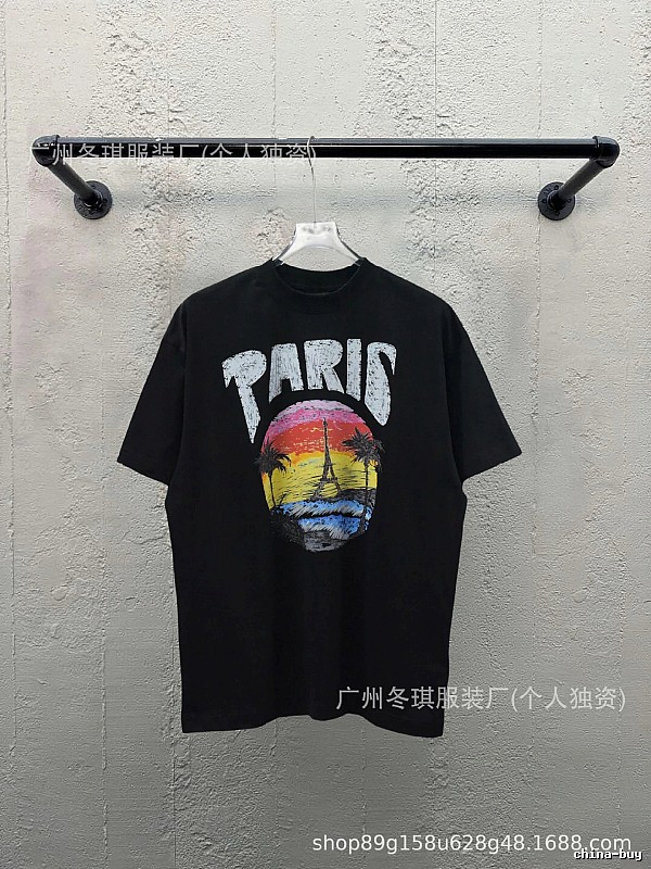 Balenciaga printed retro-style T-shirt