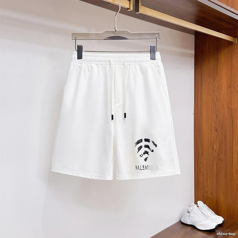 Balenciaga WiFi Printed Street Style White Shorts