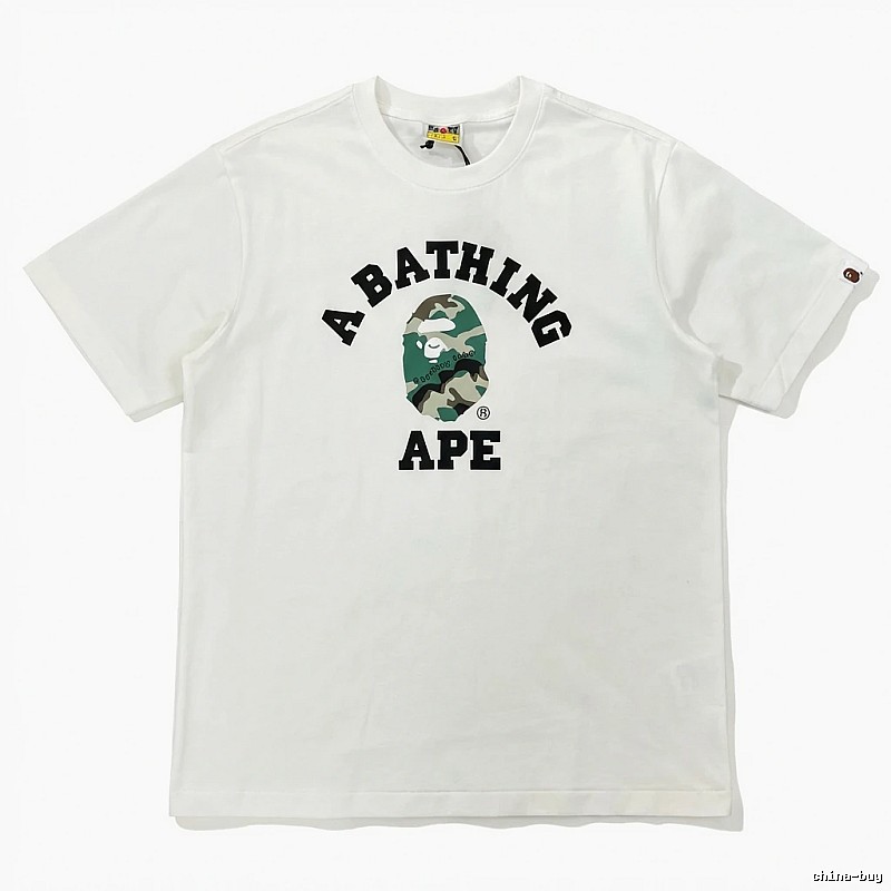 Bape Ape Camo Style White T-shirt
