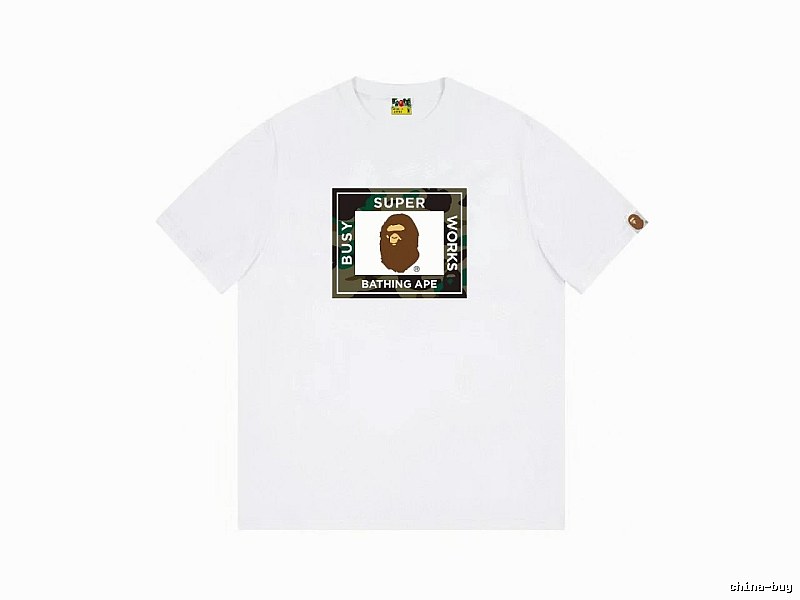 Bape Ape Head Camouflage Style Short-sleeve Shirt