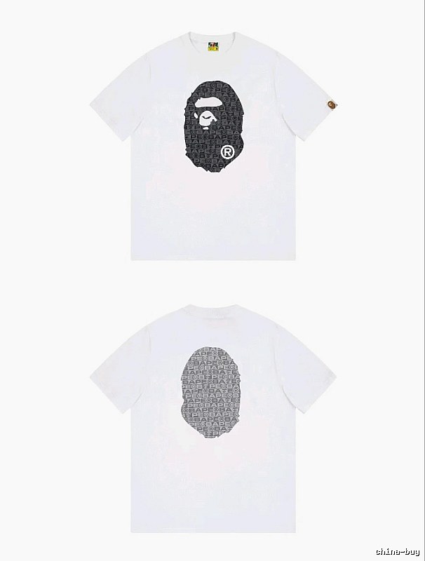 Bape Ape Head Simple White T-shirt