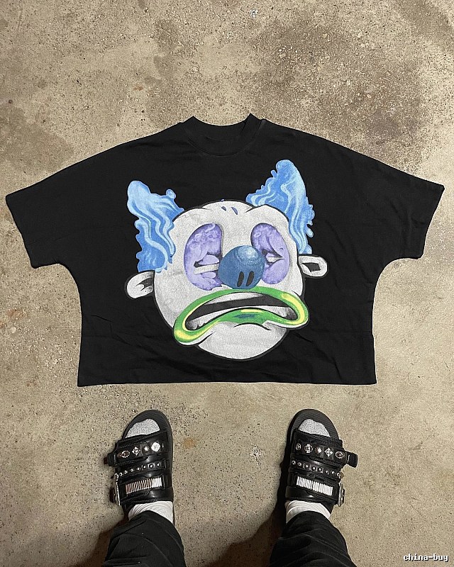 Billionaire Clown Style Black T-shirt