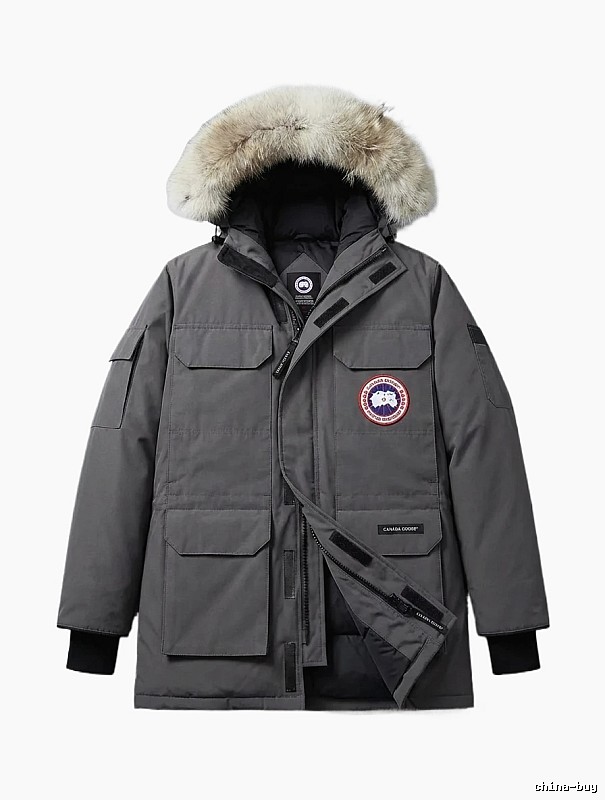 Canada Goose Parka Style Dark Grey Down Jacket