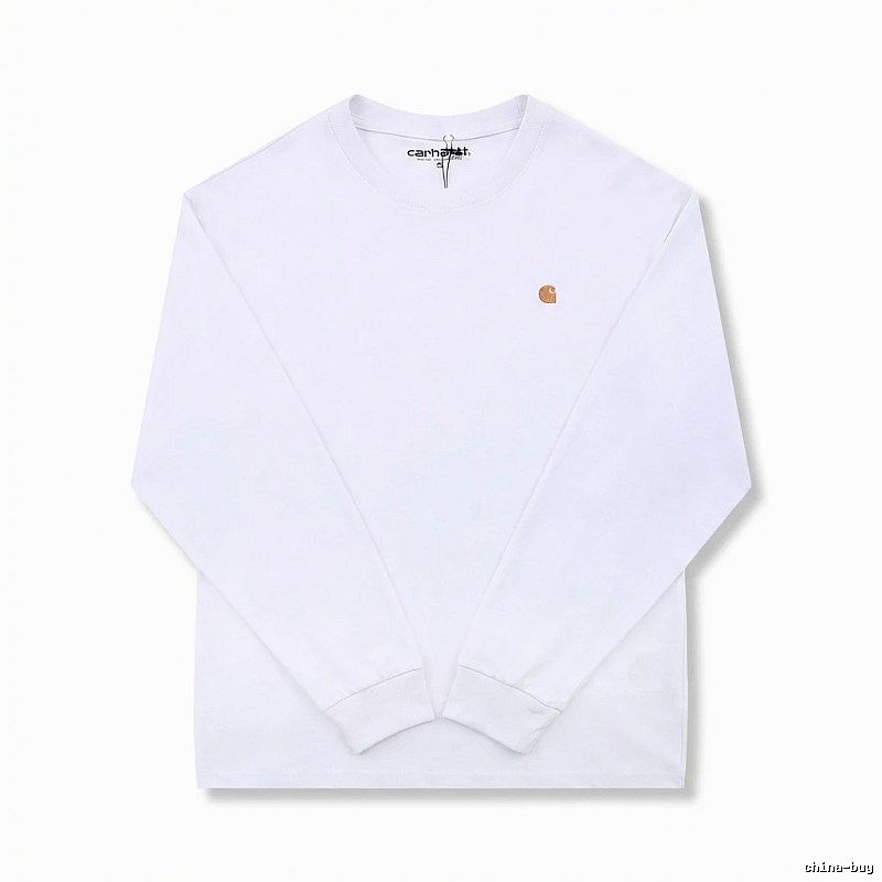 Carhartt classic simple style white sweatshirt