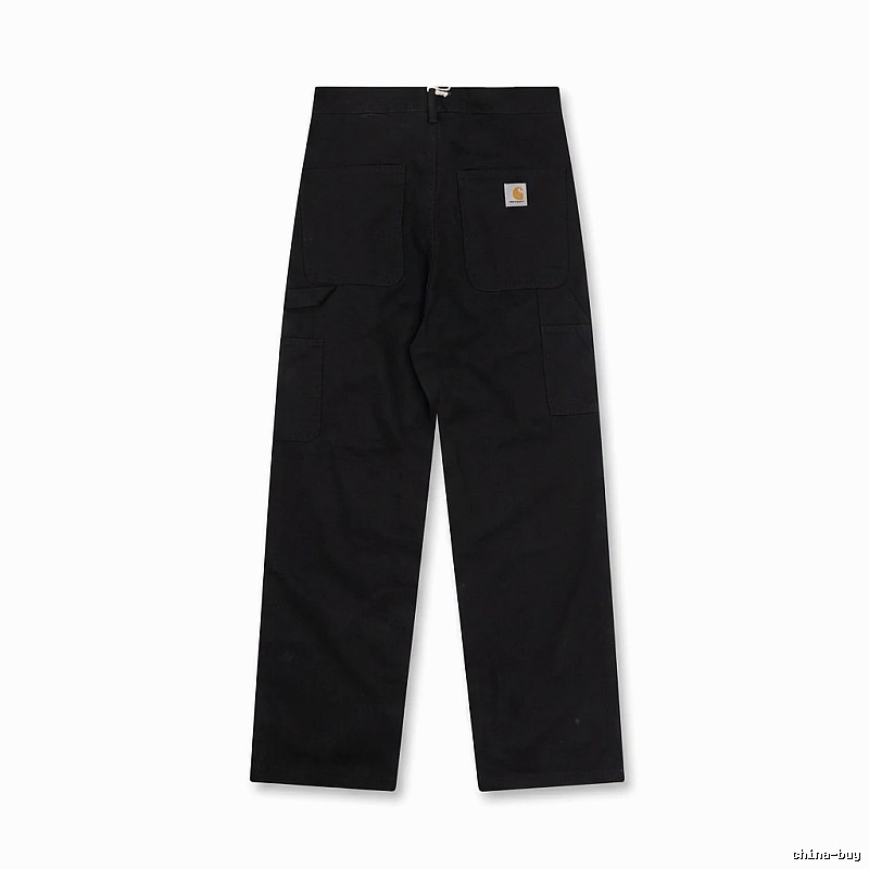 Carhartt workwear style black long trousers