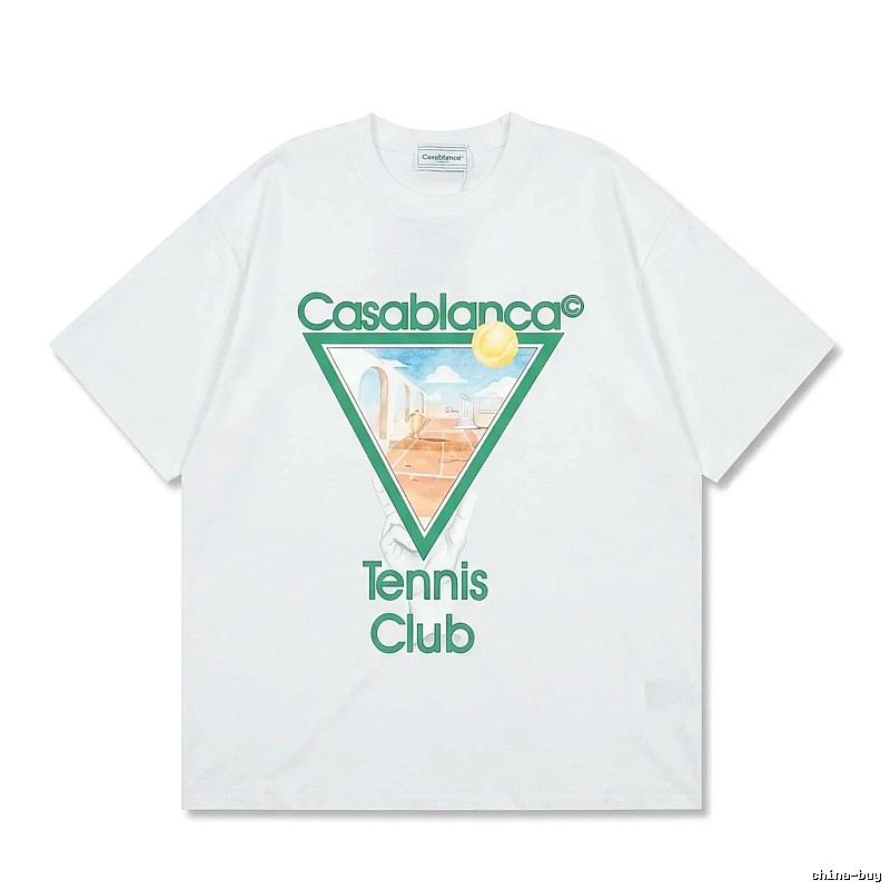 Casablanca Tennis Style White T-shirt