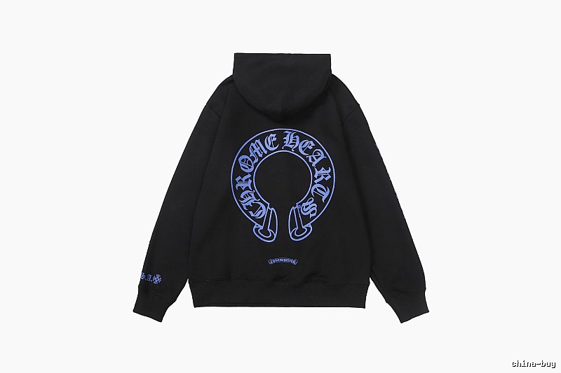 Chrome Hearts 2088-97 Black Cross Graphic Hoodie Downtown Style