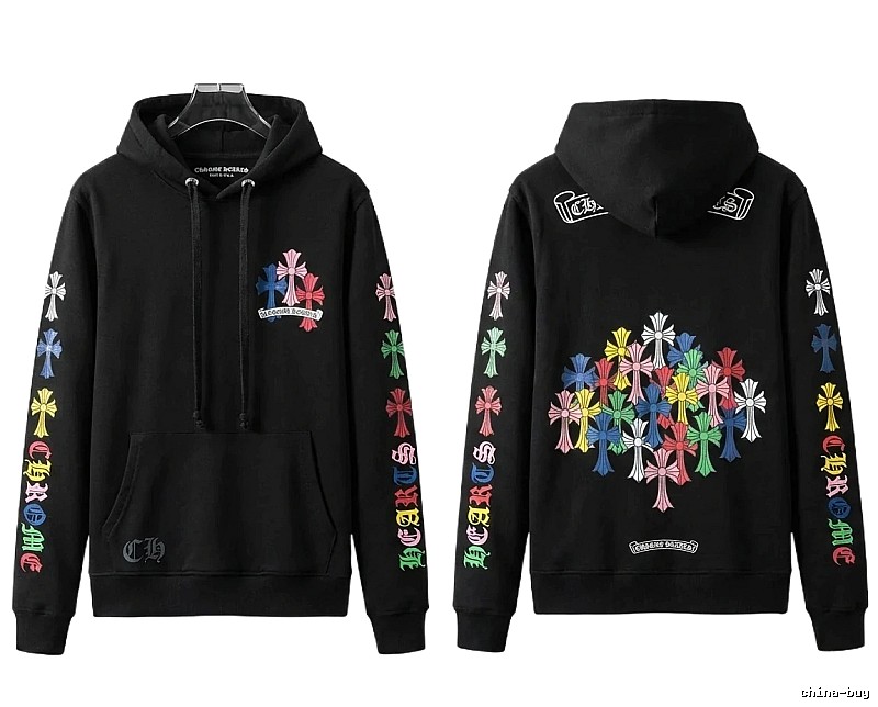 Chrome Hearts Colorful Cross Hoodie