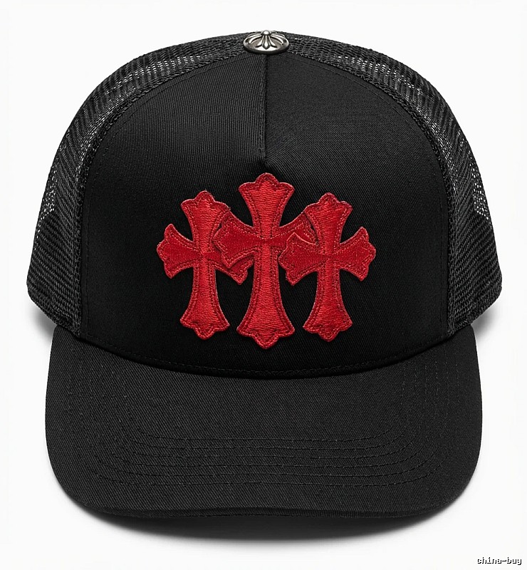 Chrome Hearts Cross Cool Black Hat