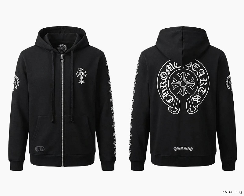 Chrome Hearts Cross Trendy Cool Black Sweatshirt