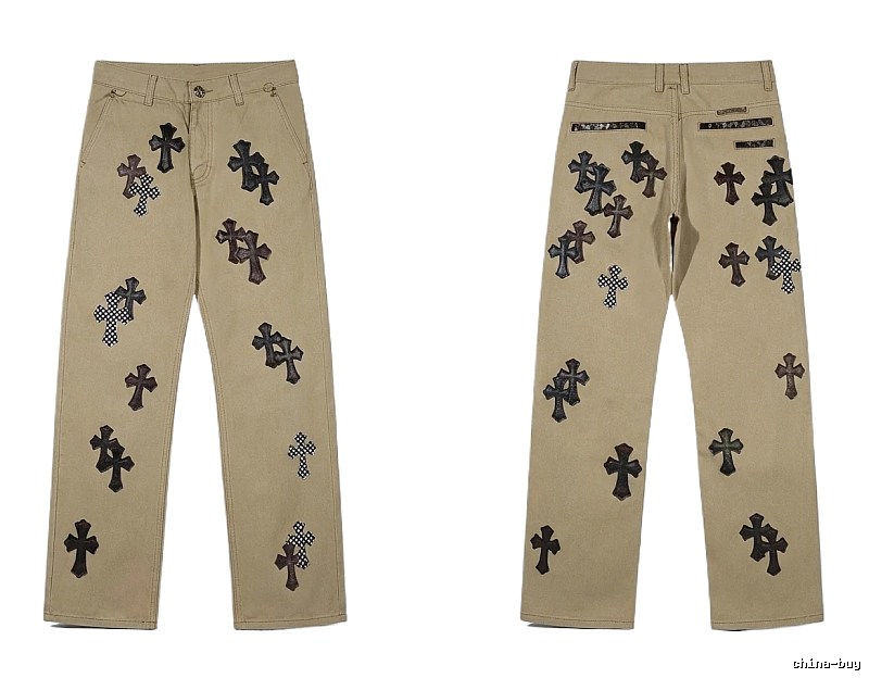 Chrome Hearts Cross Vintage Khaki Pants