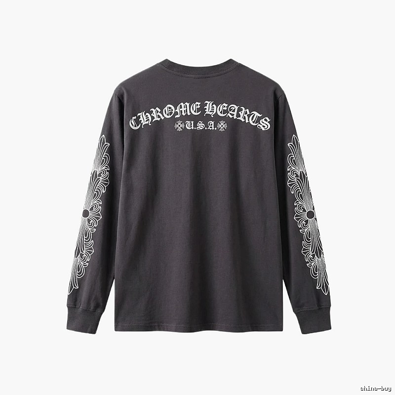 Chrome Hearts retro style black long-sleeve