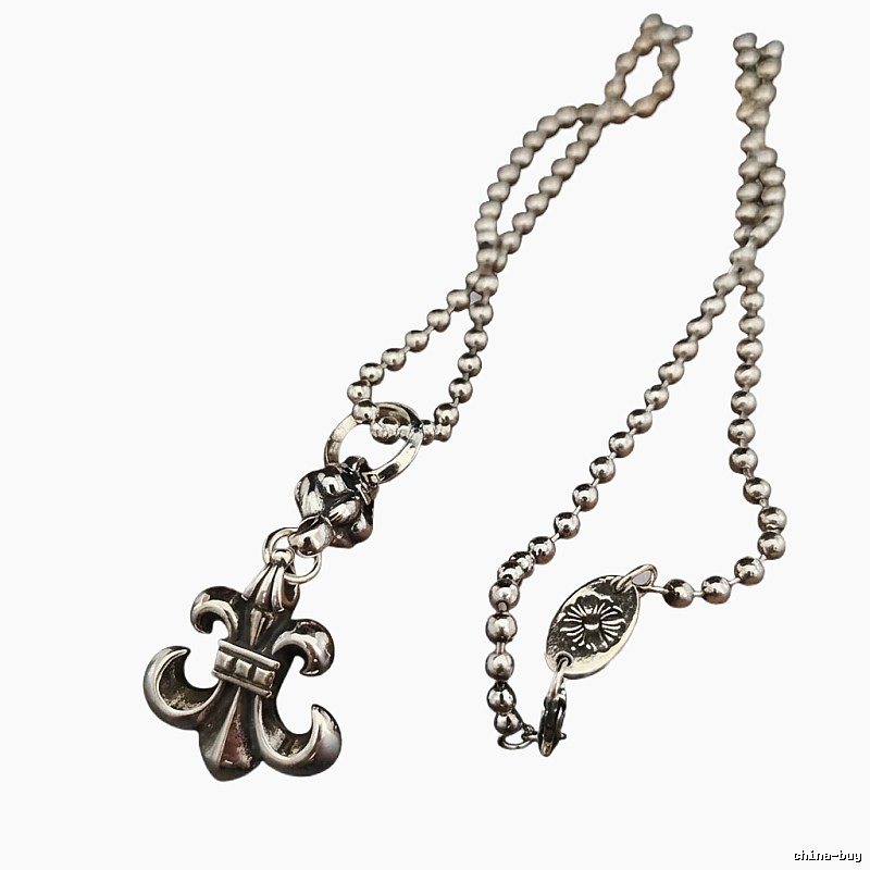 Chrome Hearts Silver Gothic Style Necklace