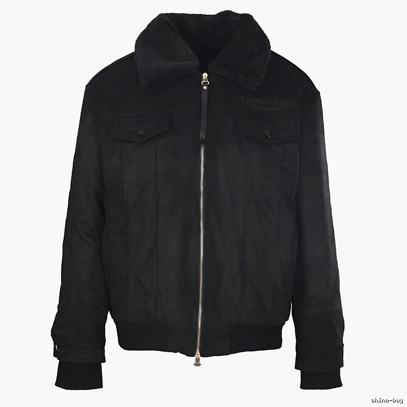 Collared Bomber Jacket Style Edit in Black