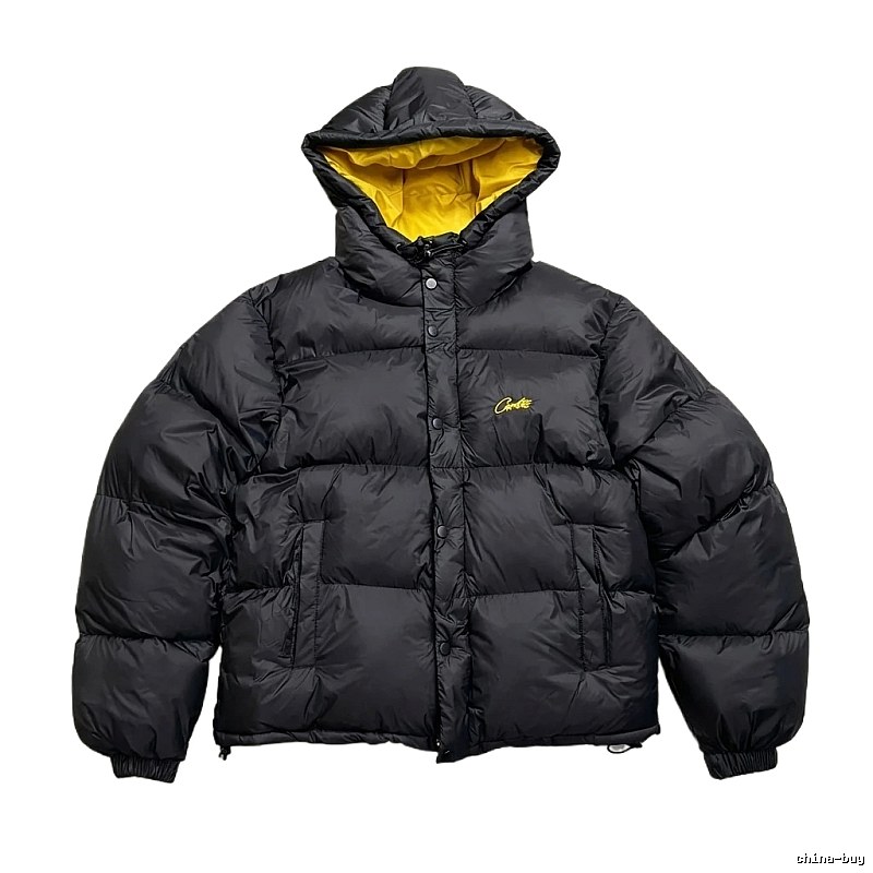 Corteiz Black Trendy and Cool Down Jacket