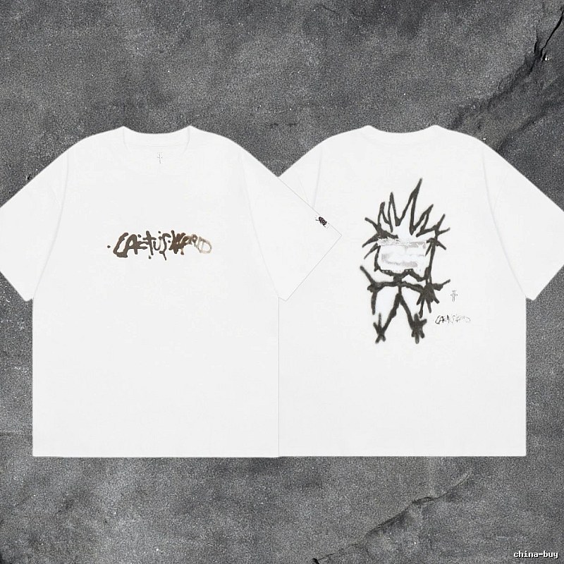 Denim Tears White Graphic T-Shirt Bold Graphic
