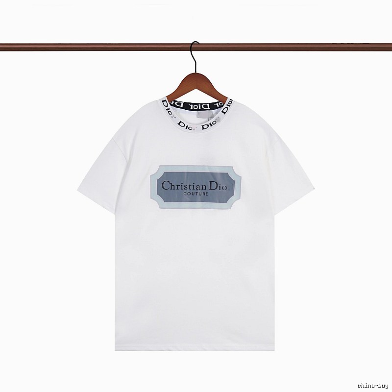 Dior Couture Minimalist Style White Short-sleeve T-shirt