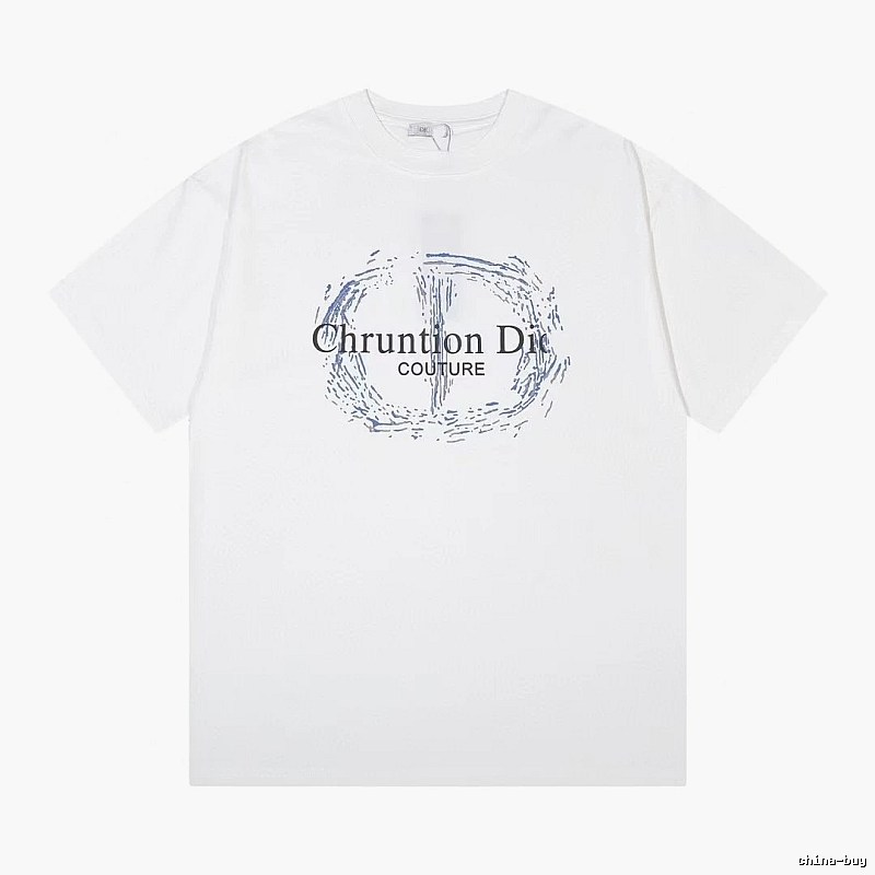 Dior Couture Trendy Style White Short-sleeve T-shirt