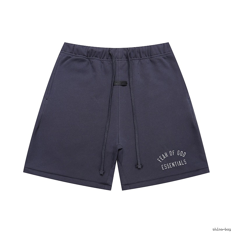 ESSENTIALS minimalist style dark gray shorts