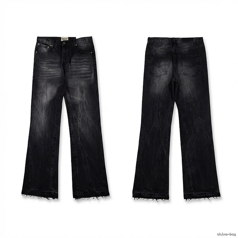 Gallery Dept. Distressed Black Jeans