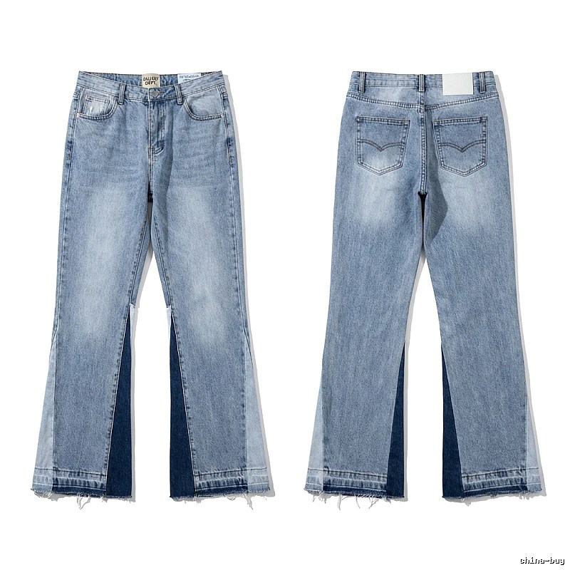 Gallery Dept. distressed light blue jeans