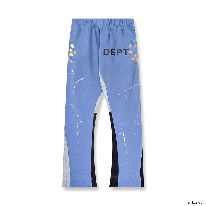 Gallery Dept Graffiti Style Blue Trousers