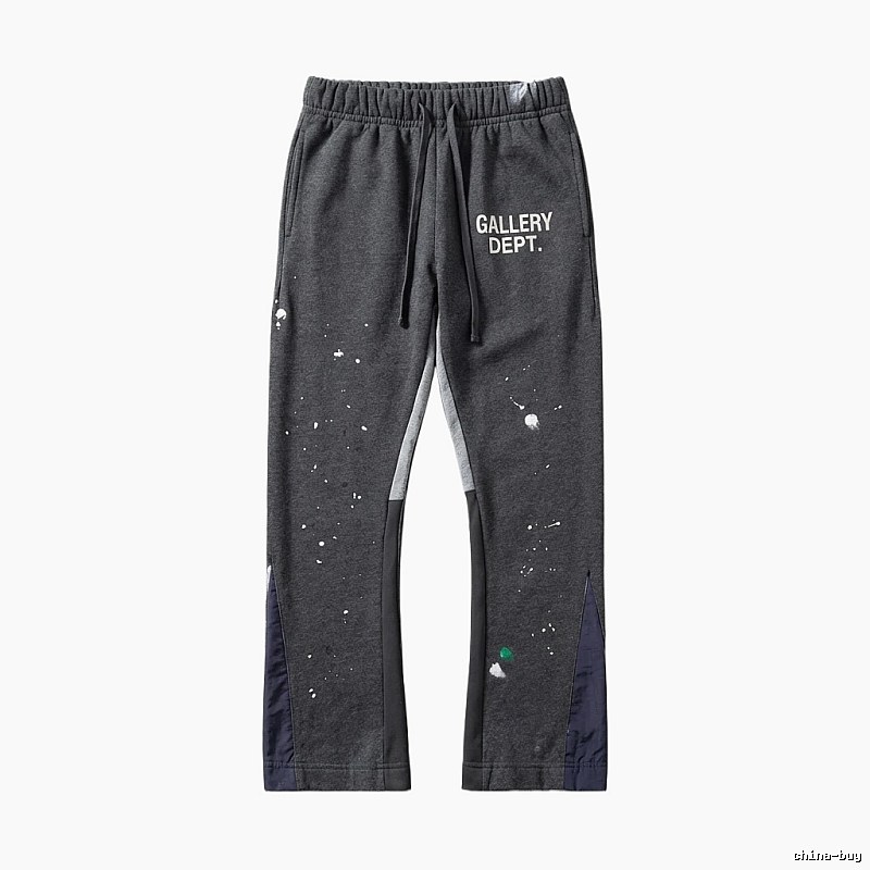 Gallery Dept Graffiti Style Grey-Purple Sweatpants