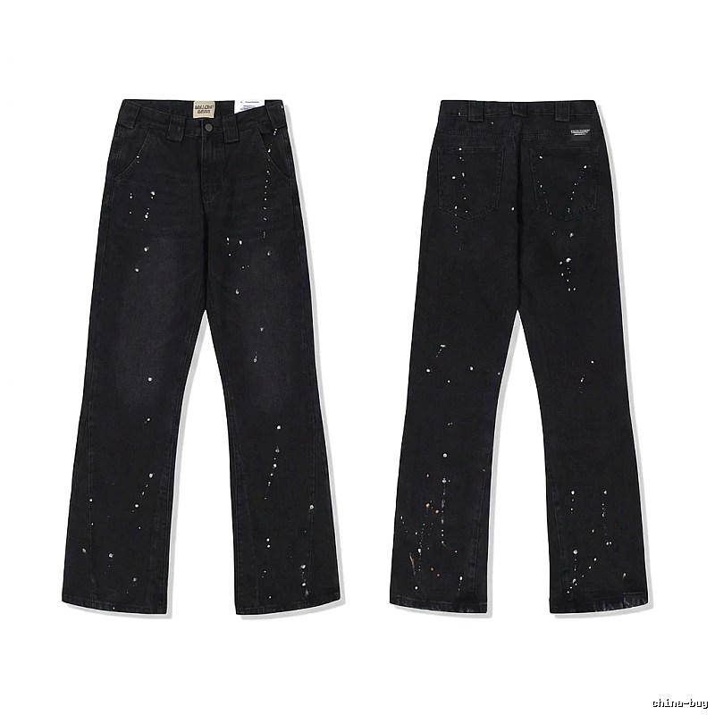 Gallery Dept ink - splashing style black jeans