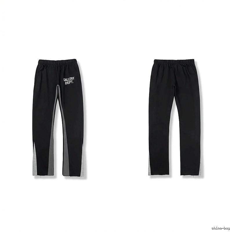 Gallery Dept. Patchwork Style Black Trousers