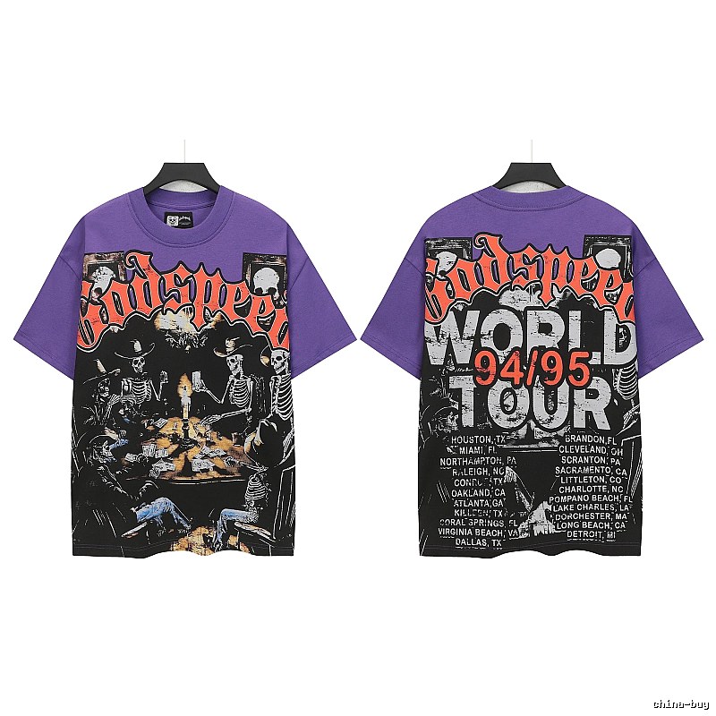 Godspeed Tour Retro Style Purple T-shirt