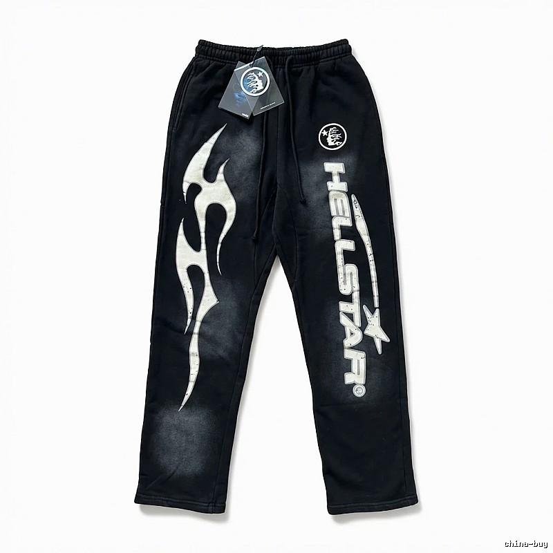 Hellstar Dark Style Black Sweatpants