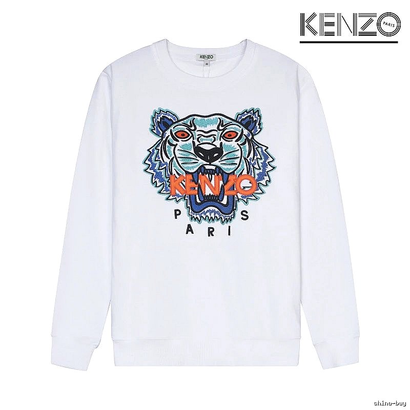 Kenzo Style Kc16 Tiger SweatShirt Coffee Run Graphic