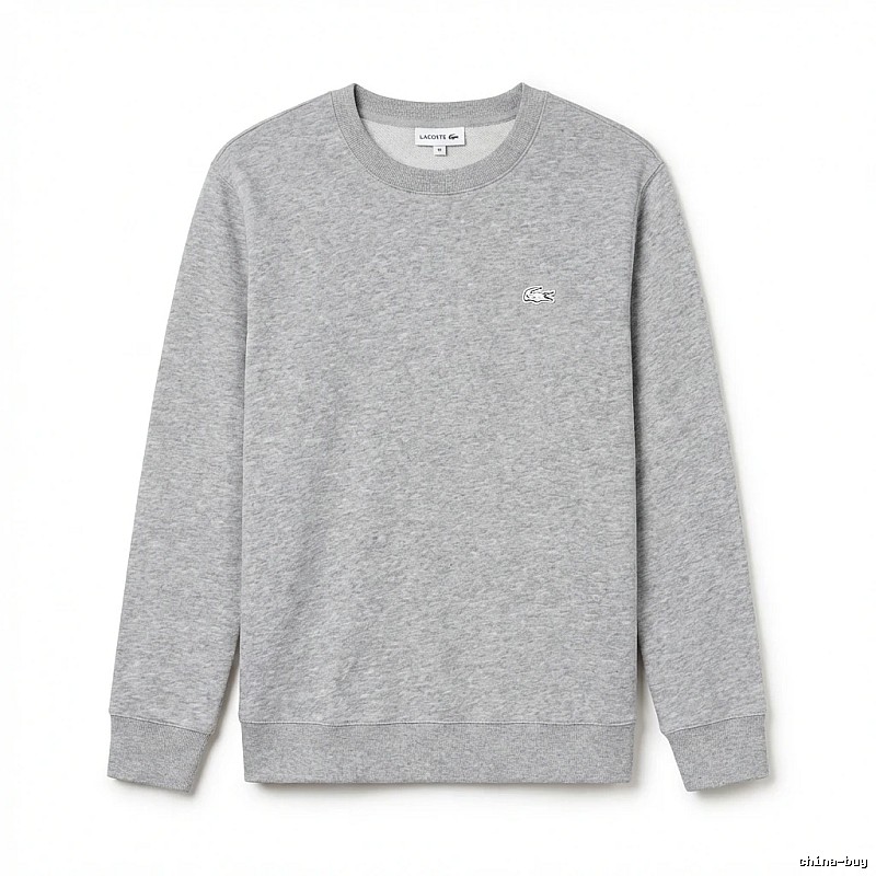 Lacoste basic simple grey sweatshirt